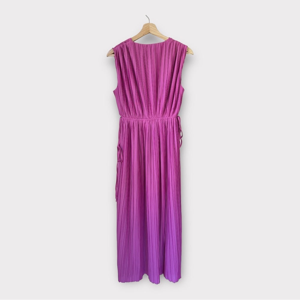 NWT Endless Rose Pleated Straps Detail Midi/Maxi Dress in Orchid, size XS - Picture 3 of 6